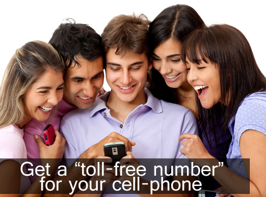 toll free cell phone numbers