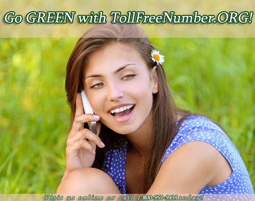 Go Green with a Toll Free!